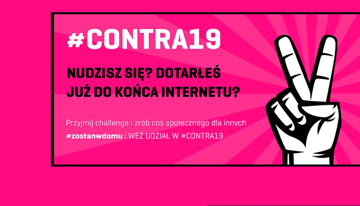 #CONTRA19 to doskonały przykład niesienia pomocy dzięki dobrej zabawie