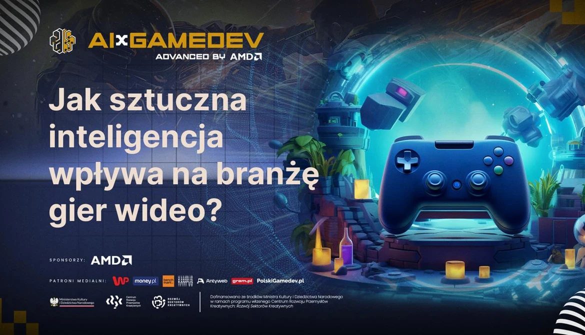 Zapomnij o nudnych procesach, niech zrobi to AI. Podsumowanie AI x GAMEDEV advanced by AMD