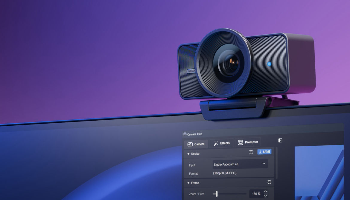 Elgato prezentuje Facecam 4K. Nagrywanie w 4K60 i wymienne filtry na obiektyw