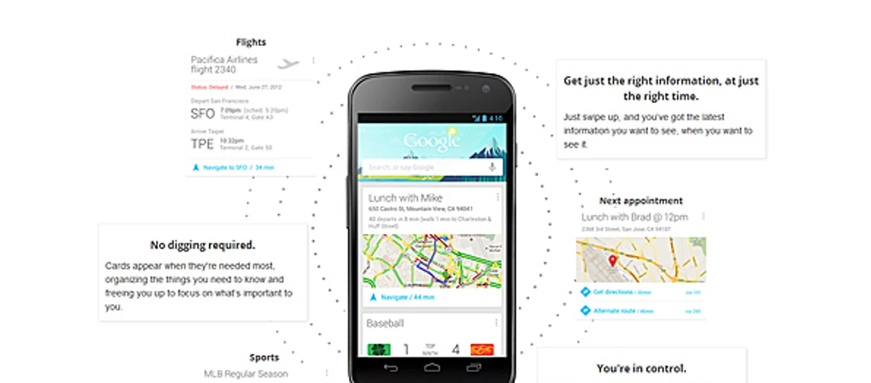 Google Now podoba mi się bardziej od Siri, o ile faktycznie będzie działać jak obiecują