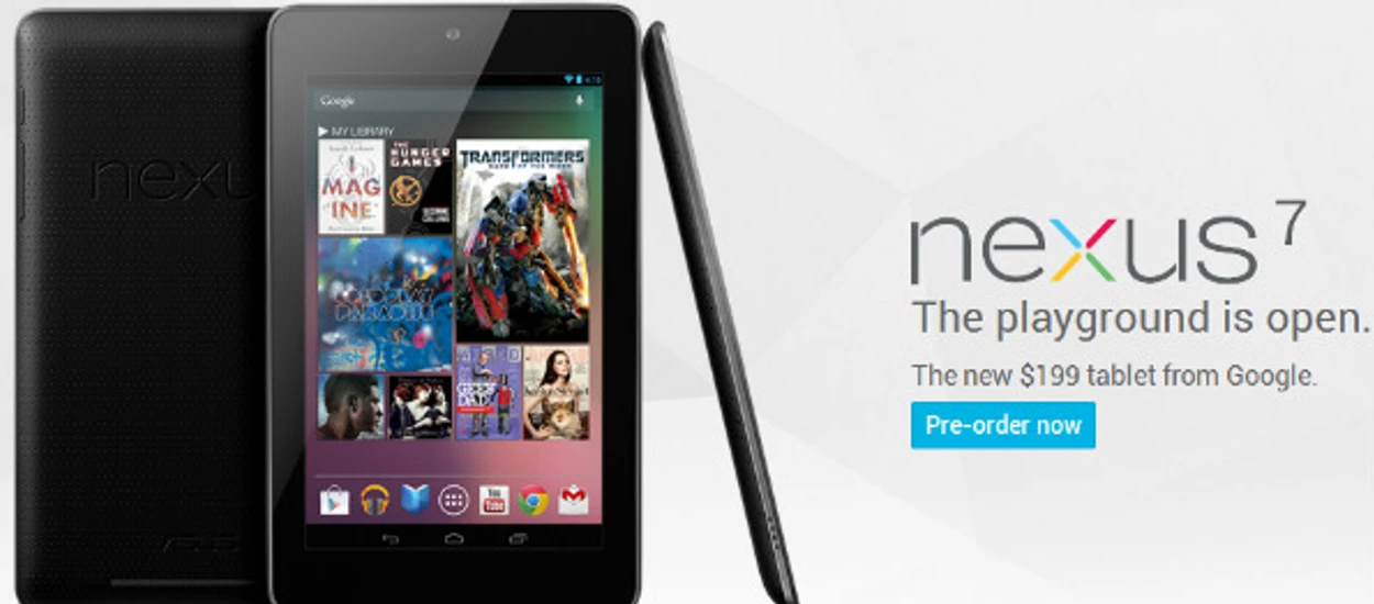 Google Nexus 7 i Android 4.1 - opisujemy pierwsze wrażenia