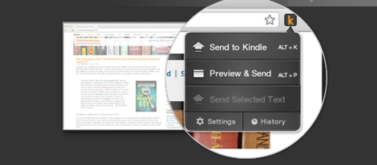 Amazon udostępnił Send to Kindle dla Chrome. I to jest dla mnie najlepszy schowek internetowy!