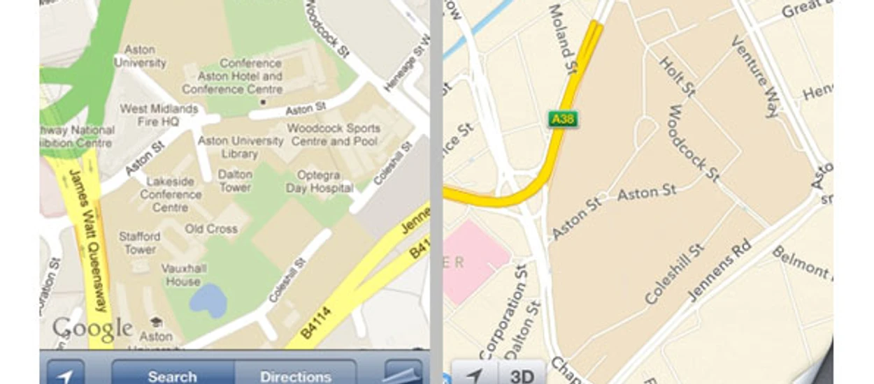 Mapy w urządzeniach Apple nigdy nie zachwycały, nawet przed iOS 6
