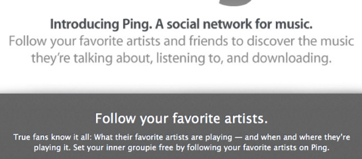 Rynek zadecydował, a Apple posłuchało - społecznościowa sieć muzyczna Ping zostaje zamknięta