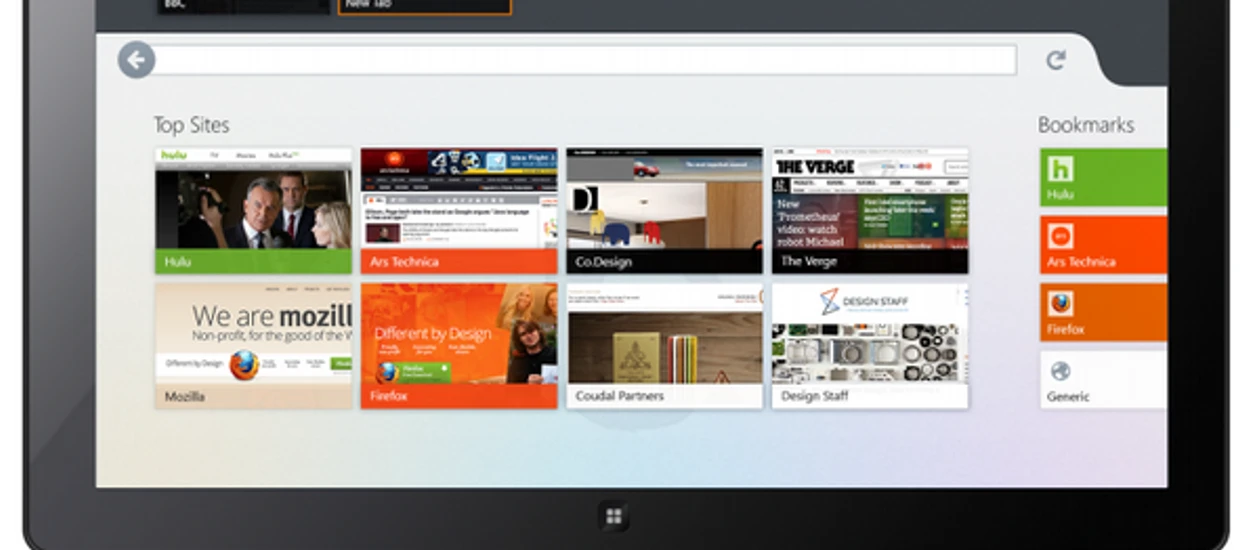 Sprawdziłem Firefoksa Metro Preview. Mozilla się postarała - wygląda ekstra!