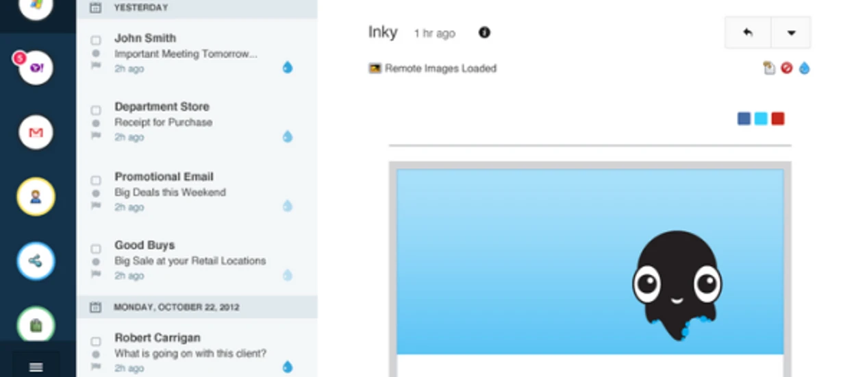 Inky - Nowy klient poczty na Mac OS X i Windowsa