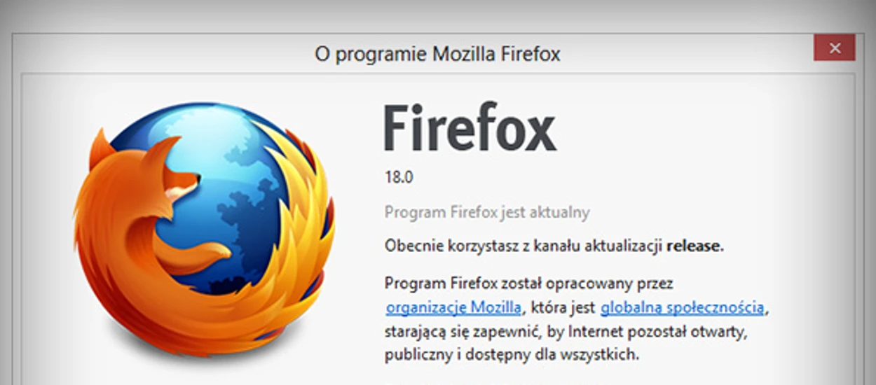 Firefox 18 z IonMonkey i WebRTC już dostępny do pobrania. Oficjalna premiera w tym tygodniu