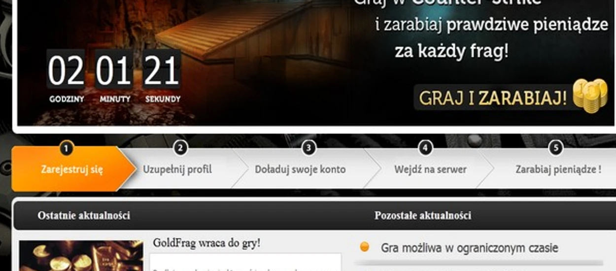 GoldFrag pozwala grać w Counter-Strike'a na pieniądze - można się spłukać, ale można też zarobić [AKTUALIZACJA]