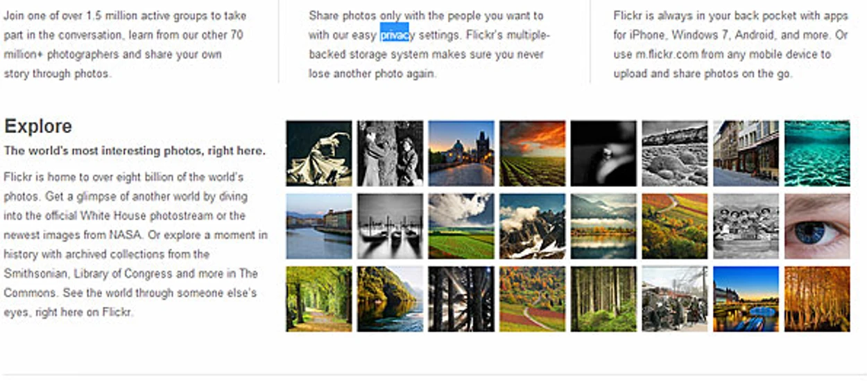 Z powodu błędu część prywatnych zdjęć na Flickr było publicznie dostępnych - wygoda vs bezpieczeństwo