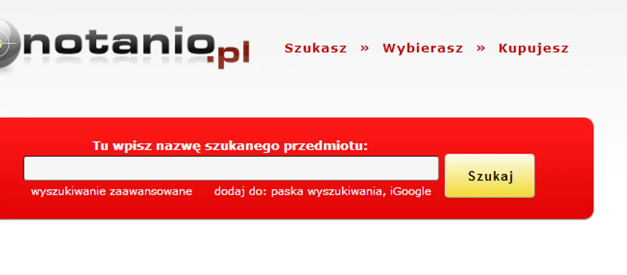 W końcu kompletna porównywarka i wyszukiwarka produktów w polskim internecie