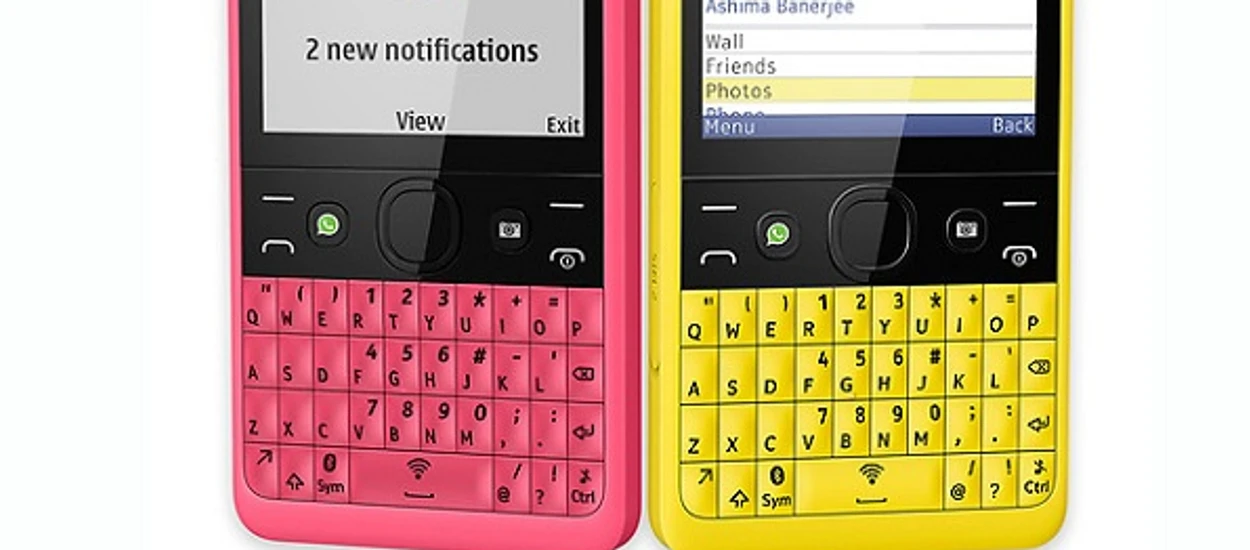 Nokia prezentuje telefon Asha 210 - tani sprzęt z QWERTY