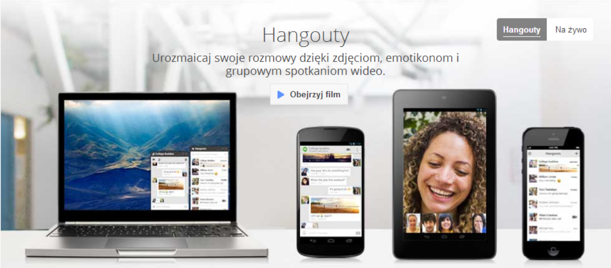 Hangouts już domyślnym czatem na Gmailu