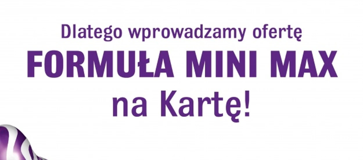 Kolejna Formuła od Play - Mini Max na kartę przebija nju.mobile z rachunkiem o złotówkę