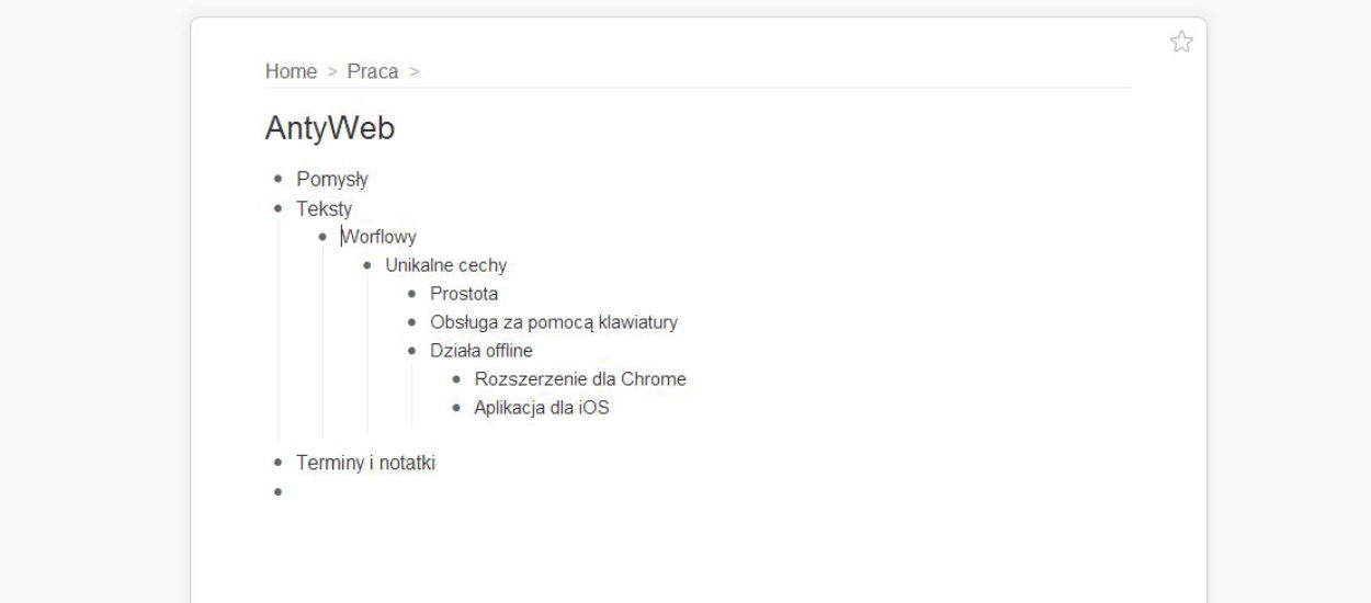 Workflowy - prostota która daje ogromne możliwości i najlepsze miejsce na trzymanie wszelkich informacji