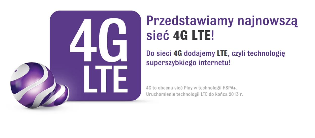 Play startuje dziś ze swoją ofertą 4G LTE