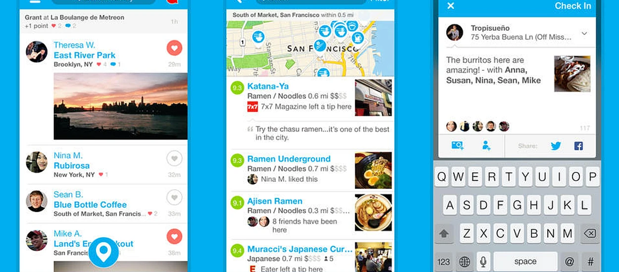 Nowy Foursquare to idealny przykład jak powinna wyglądać aplikacja dla iOS7