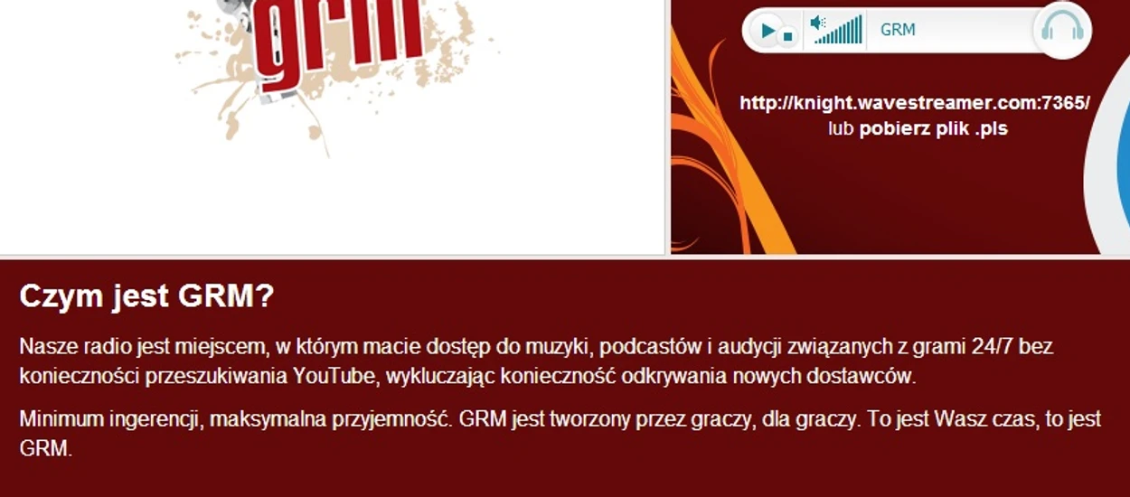 Radio, które ma przyciągać graczy