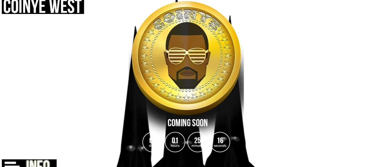 Dogecoiny to przeżytek. Coinye West - kryptowaluta z Kanye Westem