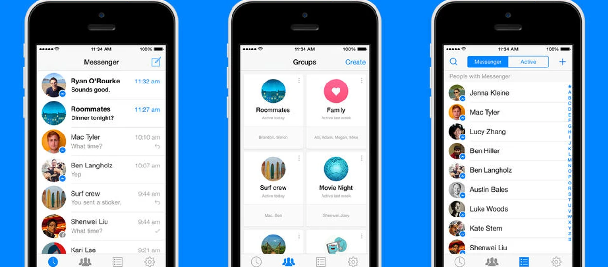 Chwilę po Androidzie, lecz Facebook aktualizuje Messengera także dla iOS
