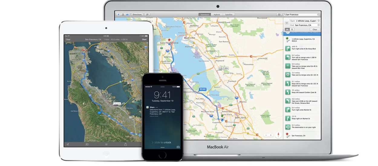 Apple szykuje zmiany w swoich mapach. Czy dogoni Google Maps?