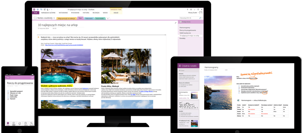 Brawo Microsoft! OneNote za darmo na Windows i Maka. Sporo nowych narzędzi, w tym Office Lens dla Windows Phone