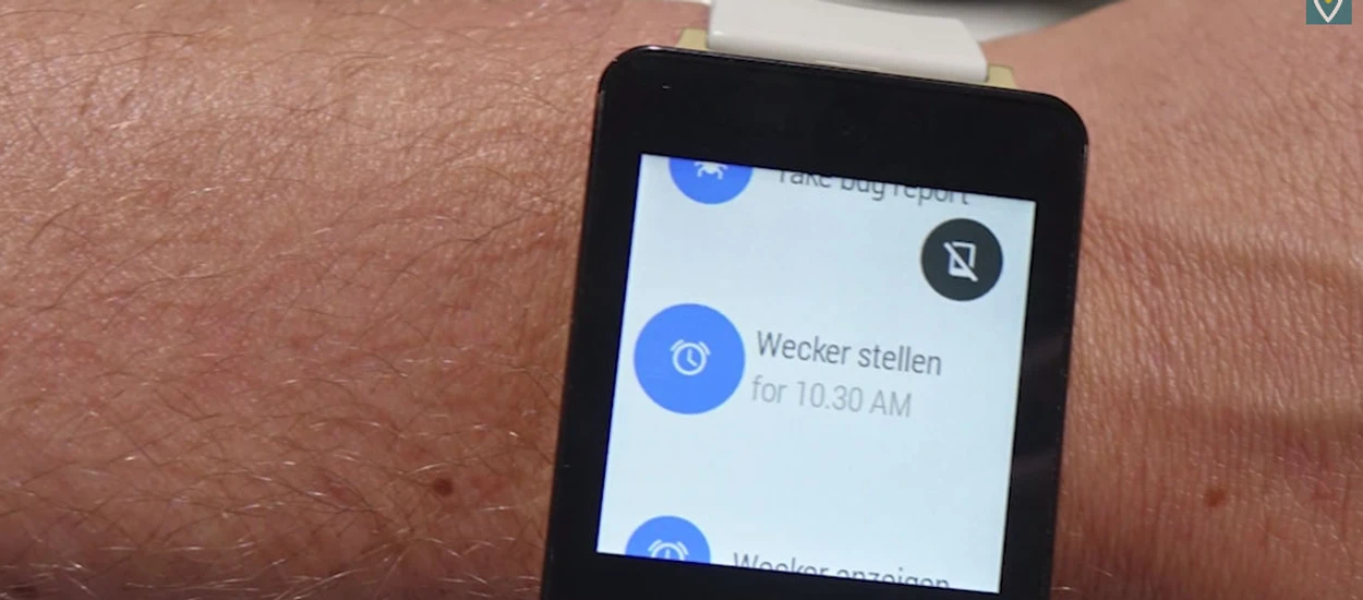 Zobacz Android Wear w akcji na zegarku LG