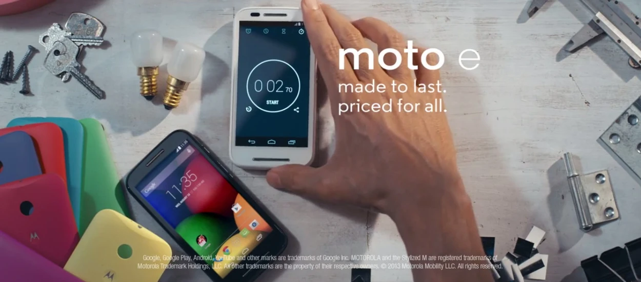 Motorola Moto E - jeszcze tańszy smartfon od Motoroli. Zaktualizowana Moto G z kartą pamięci i LTE