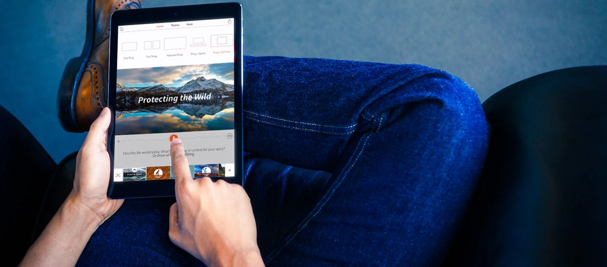 Adobe Voice. Opowiem wam historię o visual storytelling