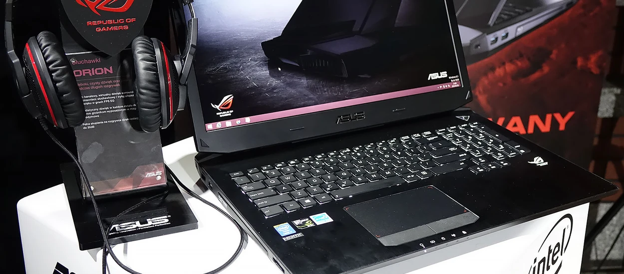 Asus zaprezentował swój najnowszy, najszybszy laptop z serii ROG - Asus G750