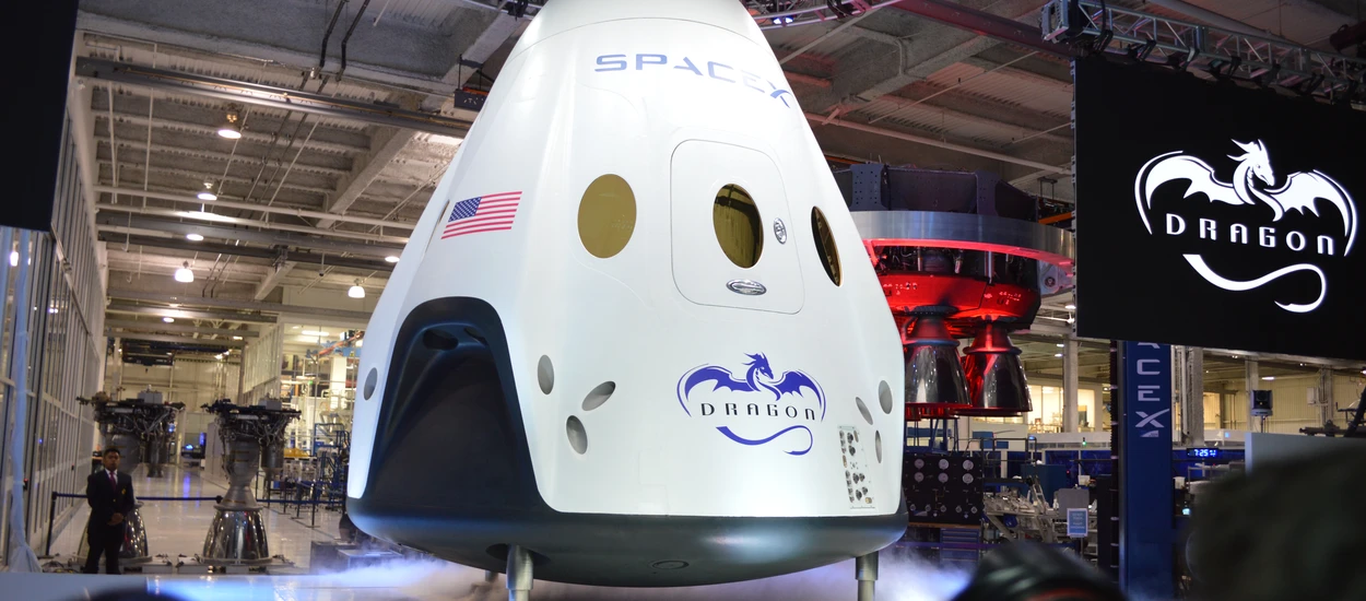 Tanie latanie w przestrzeń kosmiczną dzięki SpaceX Dragon V2 - załogowe loty w ciągu 2 lat