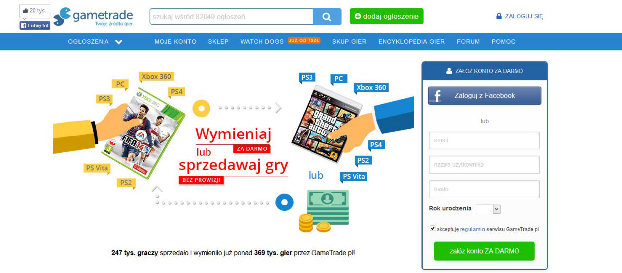 Gametrade.pl to nie tylko wymiana gier