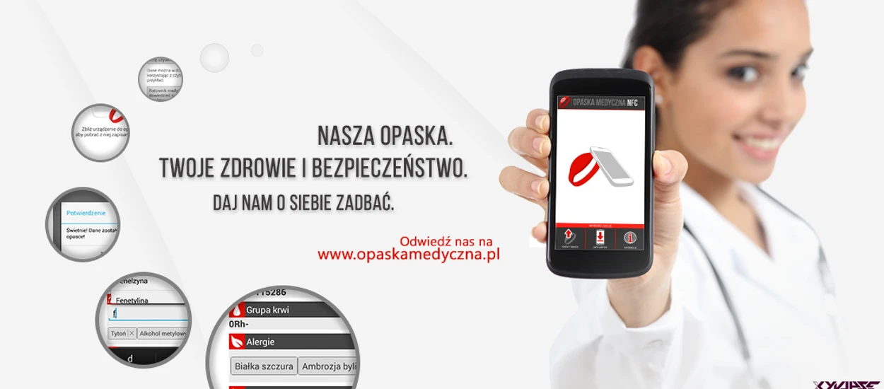 Polska „Opaska Medyczna NFC” może ratować życie. Tylko kto za to zapłaci?