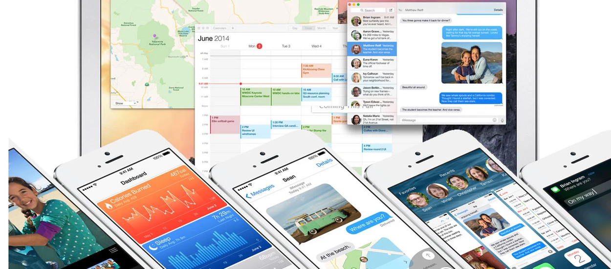 iOS8 i OSX 10.10 Yosemite zaprezentowane – oto odpowiedź Apple na oczekiwania użytkowników