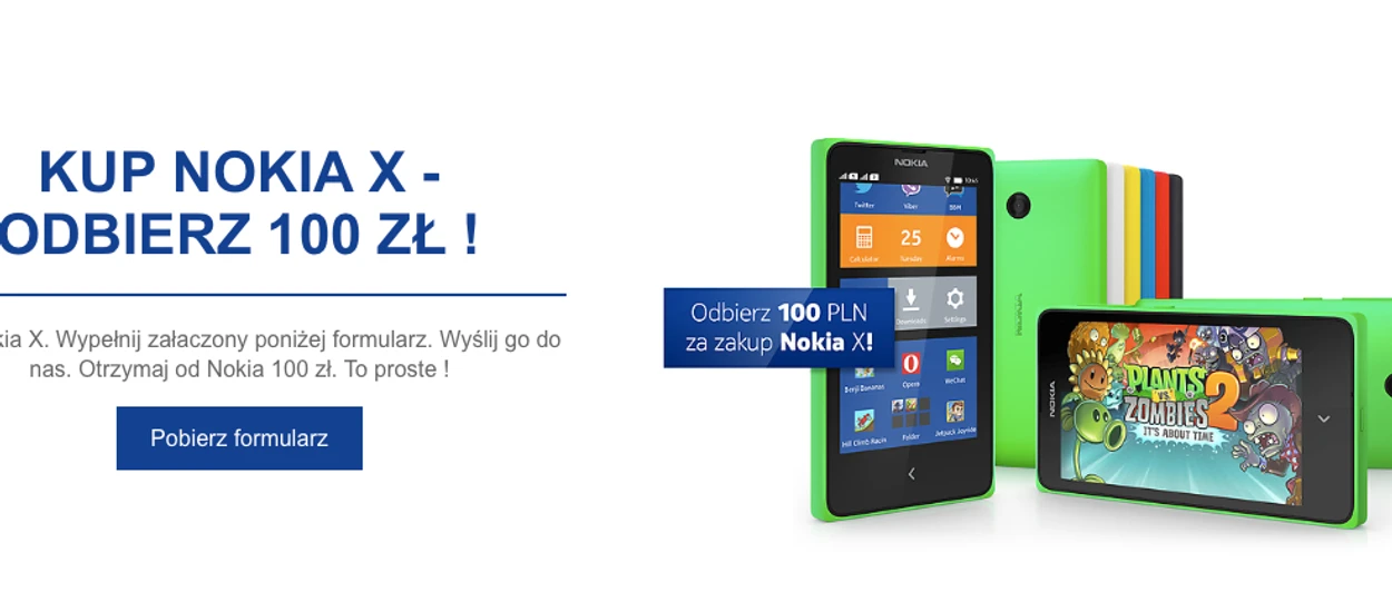 Nokia X jest tania - od teraz, jeszcze tańsza