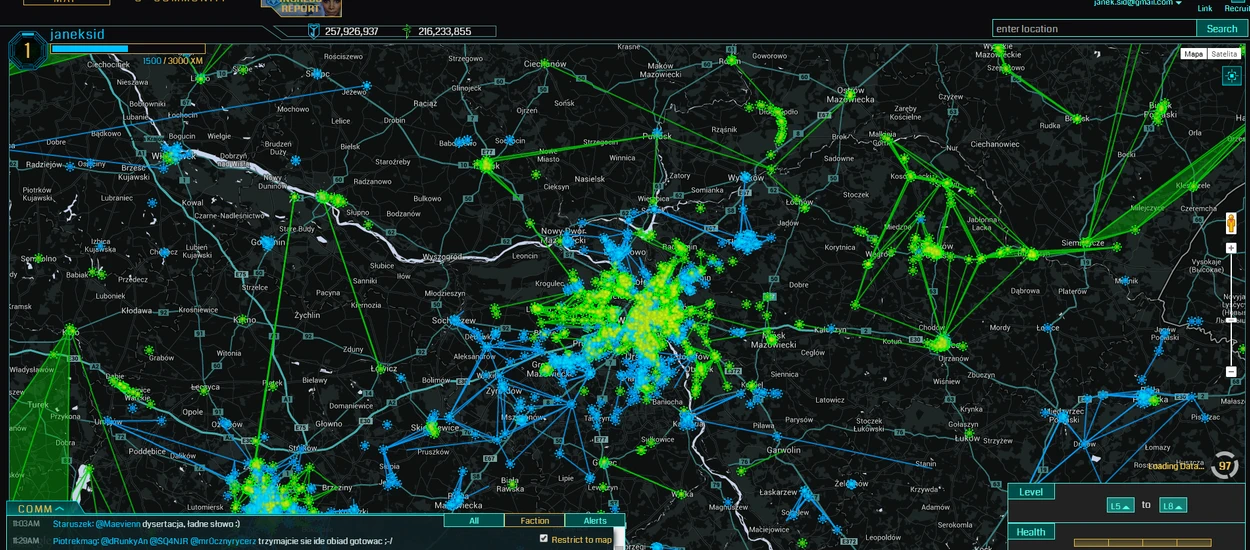 Wielki pojedynek dwóch frakcji w Ingress wkracza również do Arkadii i Galerii Mokotów