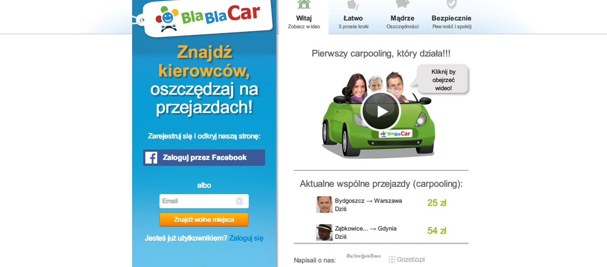 BlaBlaCar dostaje 100 milionów$ dofinansowania!