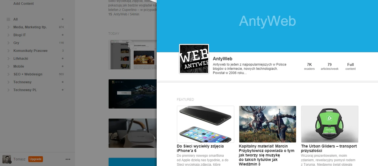 Feedly od teraz będzie wyświetlać artykuły w zupełnie nowy, bardzo przystępny sposób