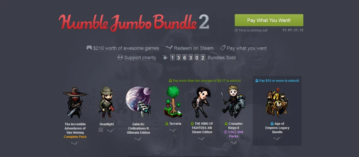 Humble Jumbo Bundle 2 to naprawdę świetny pakiet – pecetowcy mogą zacierać ręce z radości