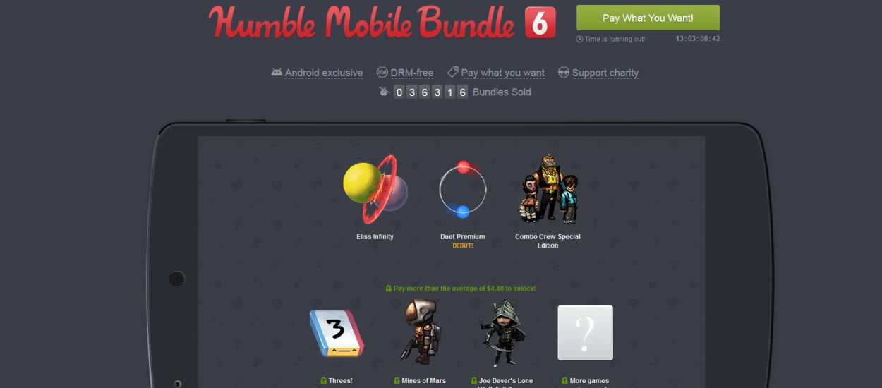 Jest nowy Humble Mobile Bundle 6 - rozwiązanie Waszych problemów z brakiem gier na Androidzie