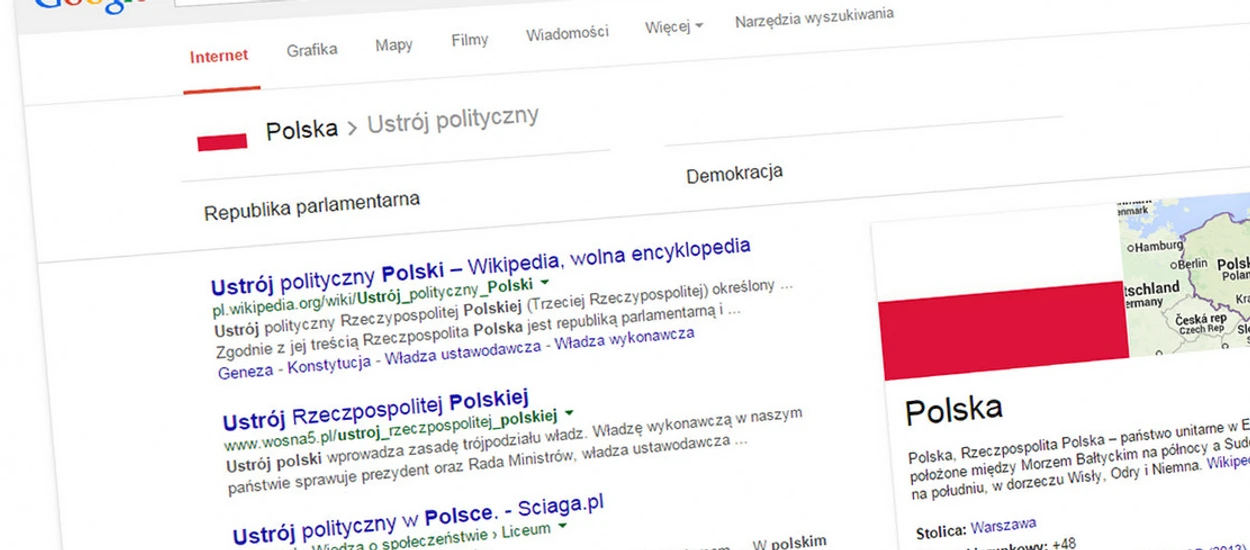 Google prześwietla teraz ustroje polityczne panujące na świecie