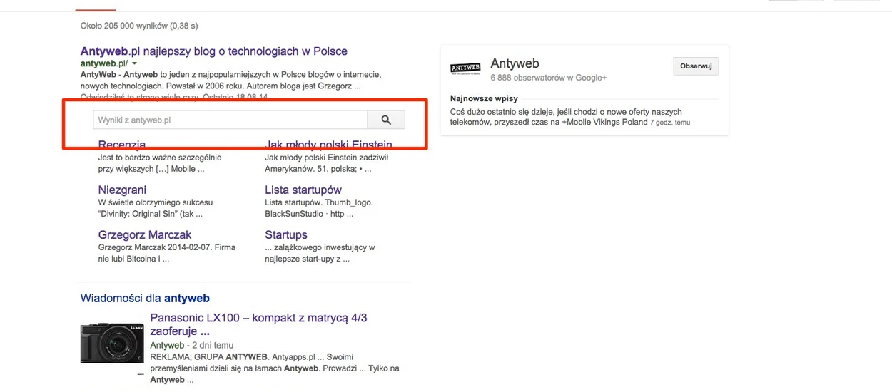 Teraz będziesz mógł łatwiej przeszukać Antyweba w Google