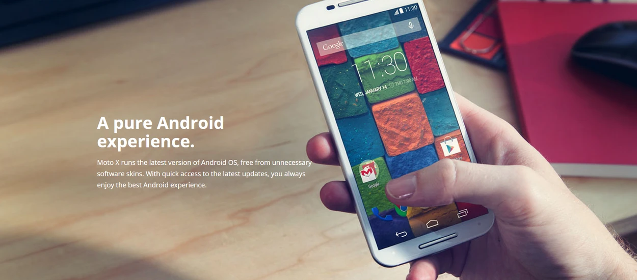 Motorola wyda Moto X 2014 Pure Edition - coraz więcej producentów stawia na czystego Androida