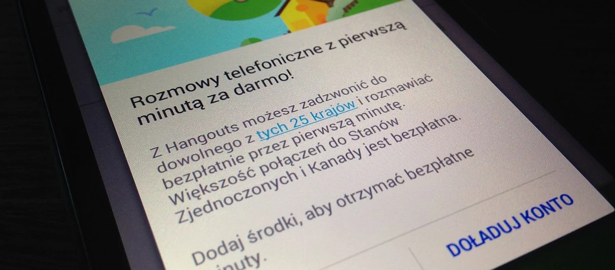 Darmowe 60 sekund rozmowy telefonicznej od Google także w Polsce!