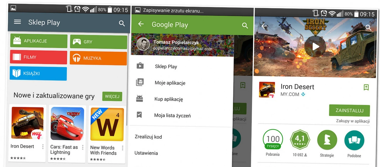 Tablety Lenovo, Google Play 5.0 i nowa Tesla S