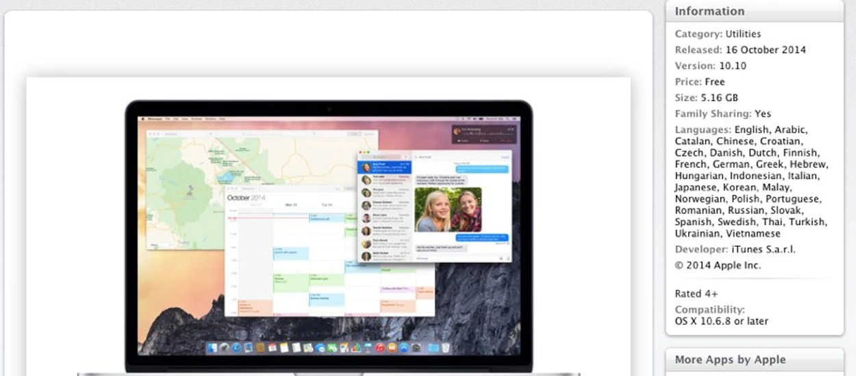 [Krótko] OS X Yosemite można już pobierać!