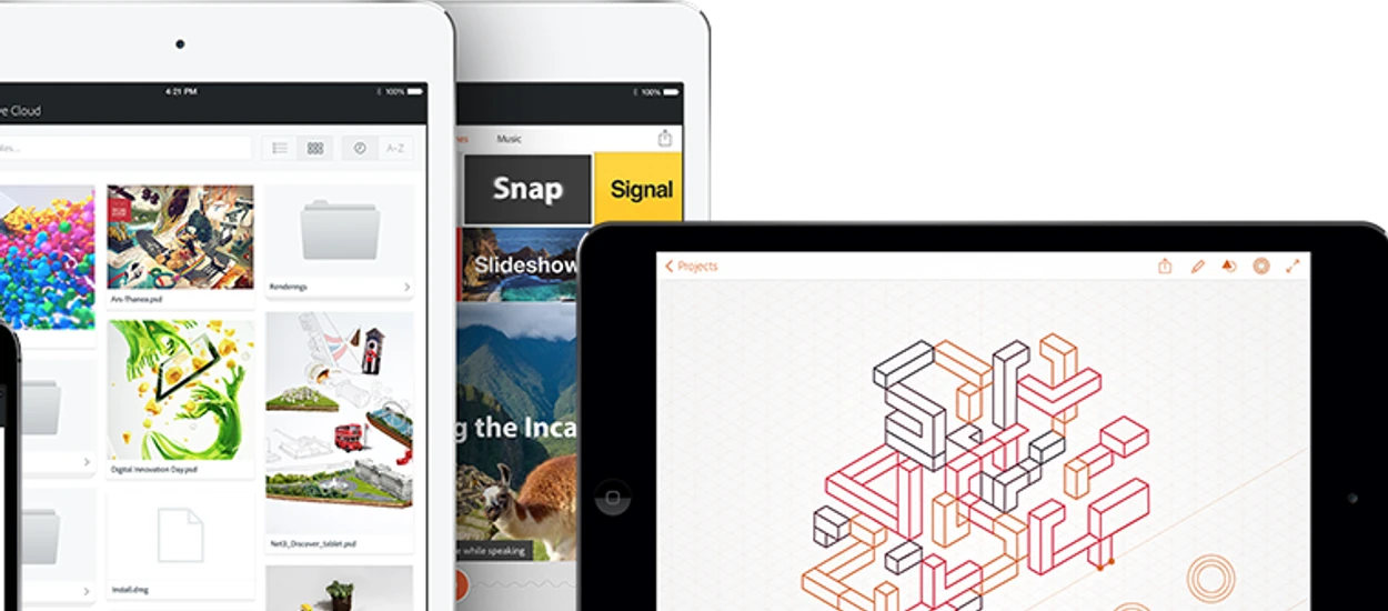 Pięć nowych aplikacji mobilnych i ogólnodostępne Creative SDK od Adobe