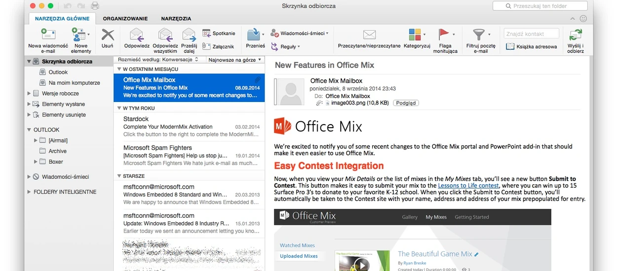 Zupełnie nowa wersja Outlooka na Maca zaprezentowana!