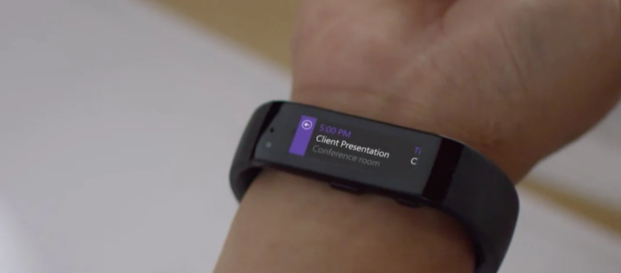 Microsoft Band podejście drugie - nowa generacja opaski w drodze