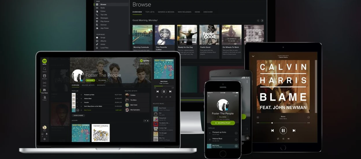 "Witajcie po ciemniej stronie" - nowe Spotify dla iPada