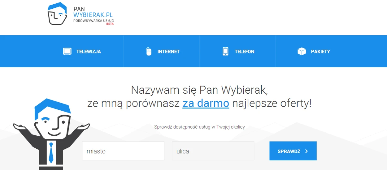 PanWybierak.pl, czyli polska porównywarka usług telekomunikacyjnych